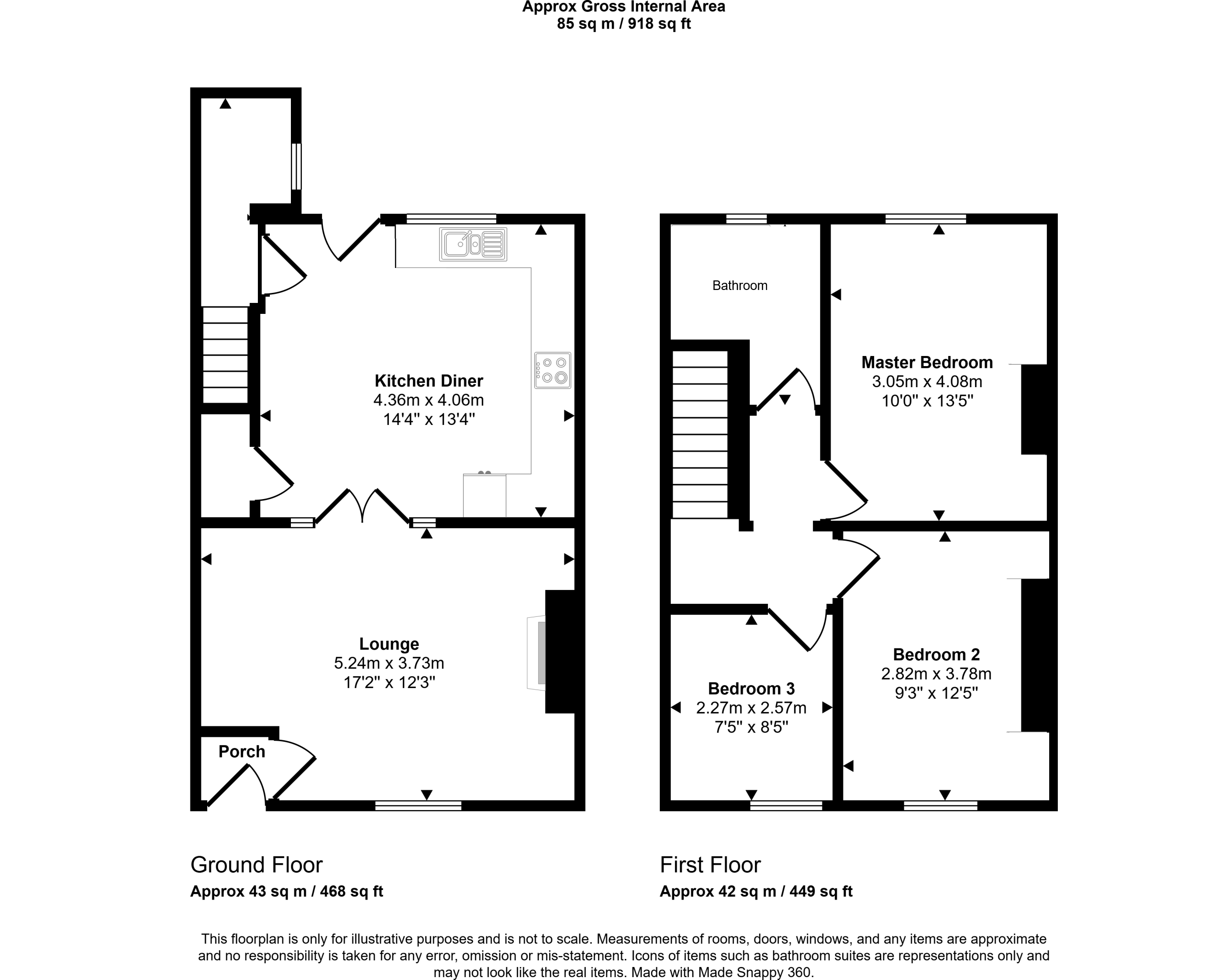 18, Ascot Street, Peterlee floorplan
