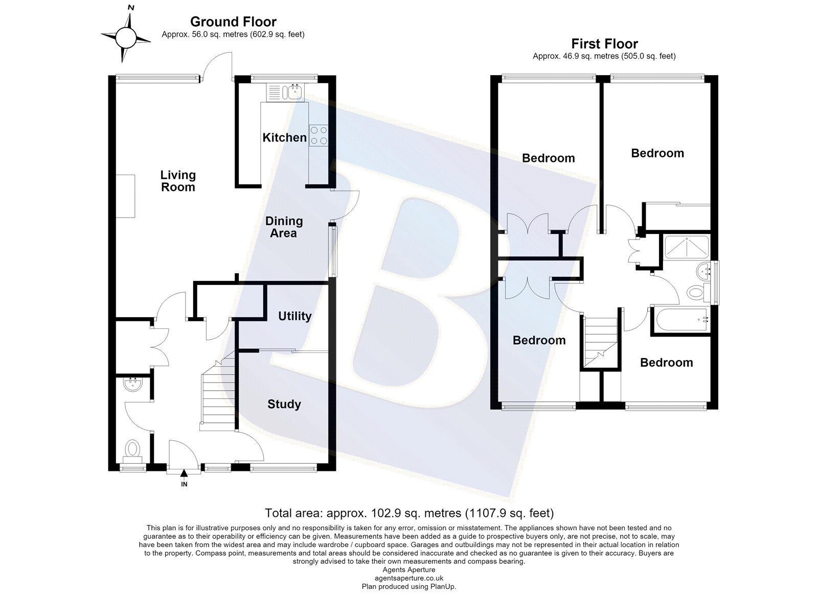 58, Belmont Avenue, Essex floorplan