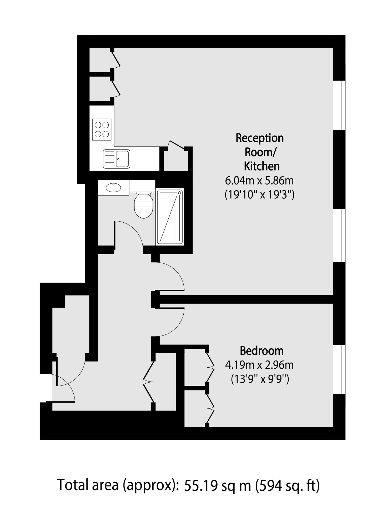 Flat 17, Hampstead Gates, 38, Ryland Road, London floorplan