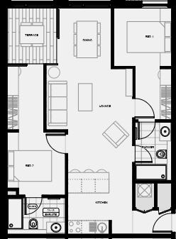 St Georges Gardens, 1, Spinners Wy, Manchester floorplan