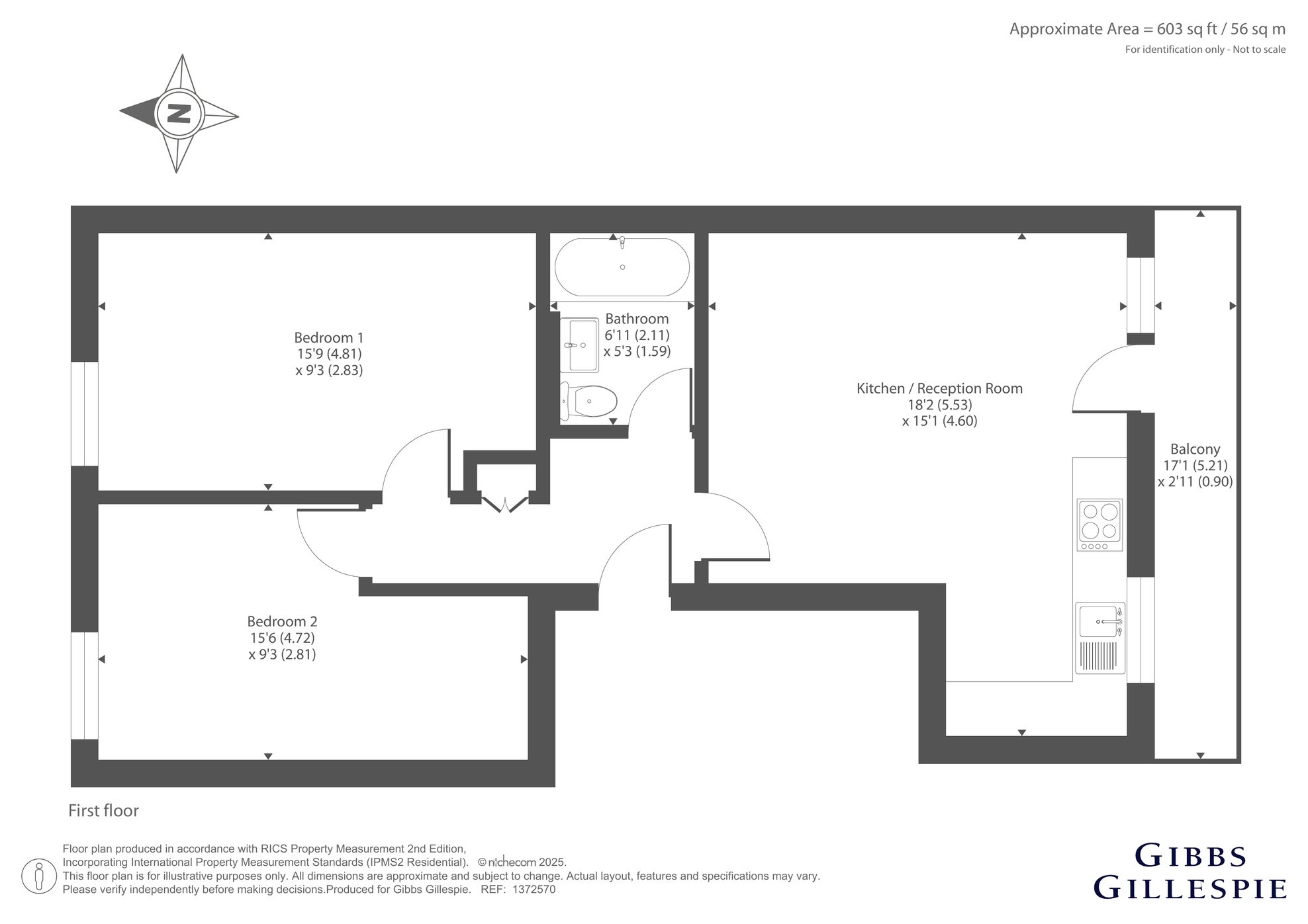 63-65 Gordon Road, London floorplan