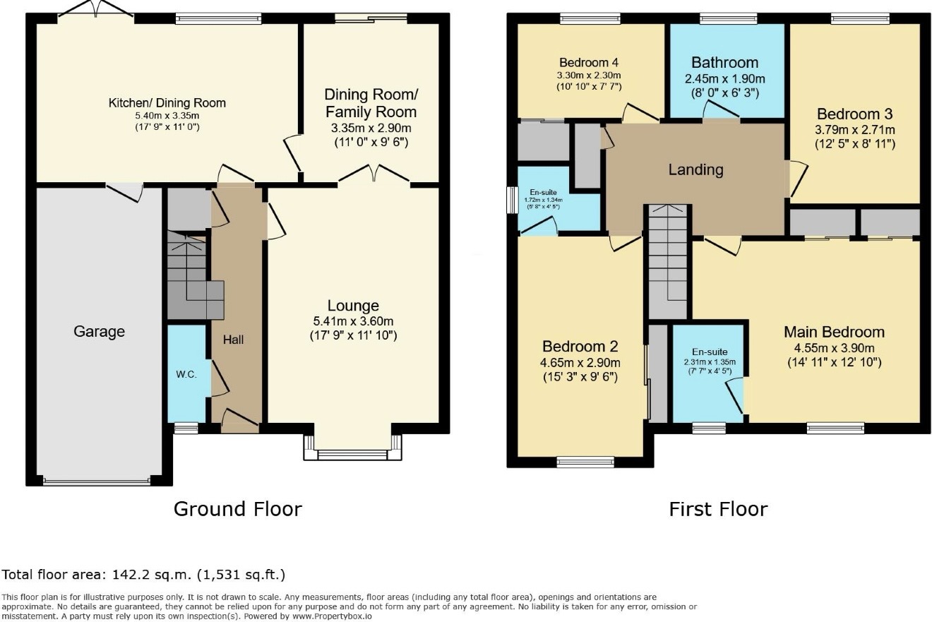 2, Cursiter court , Larbert  floorplan