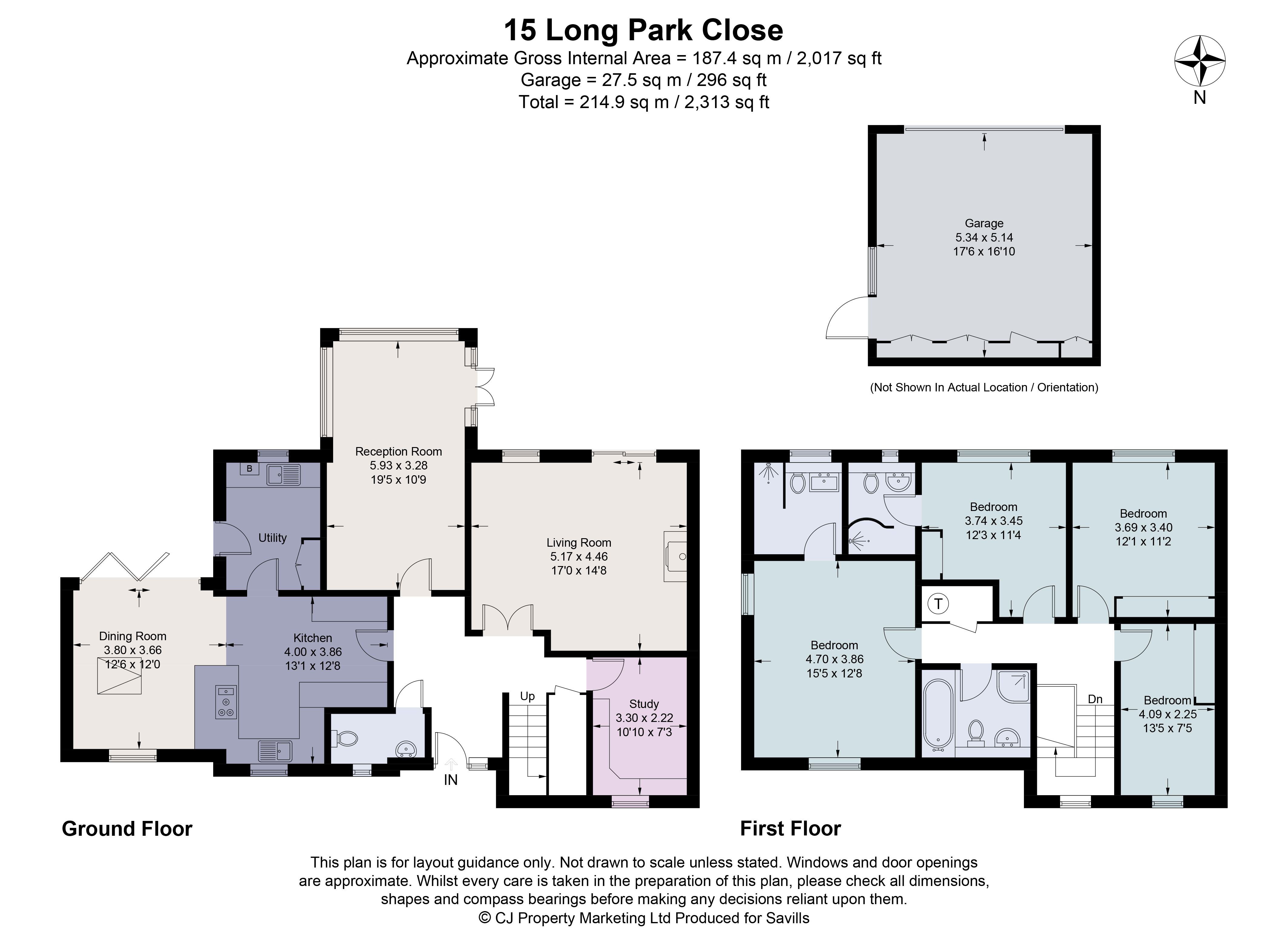 15, Long Park Close, Buckinghamshire floorplan