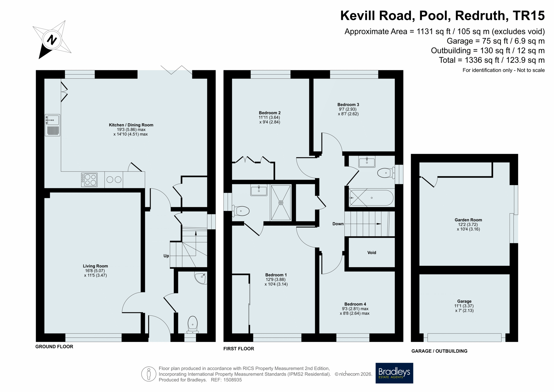 7, Kevill Road, Redruth floorplan
