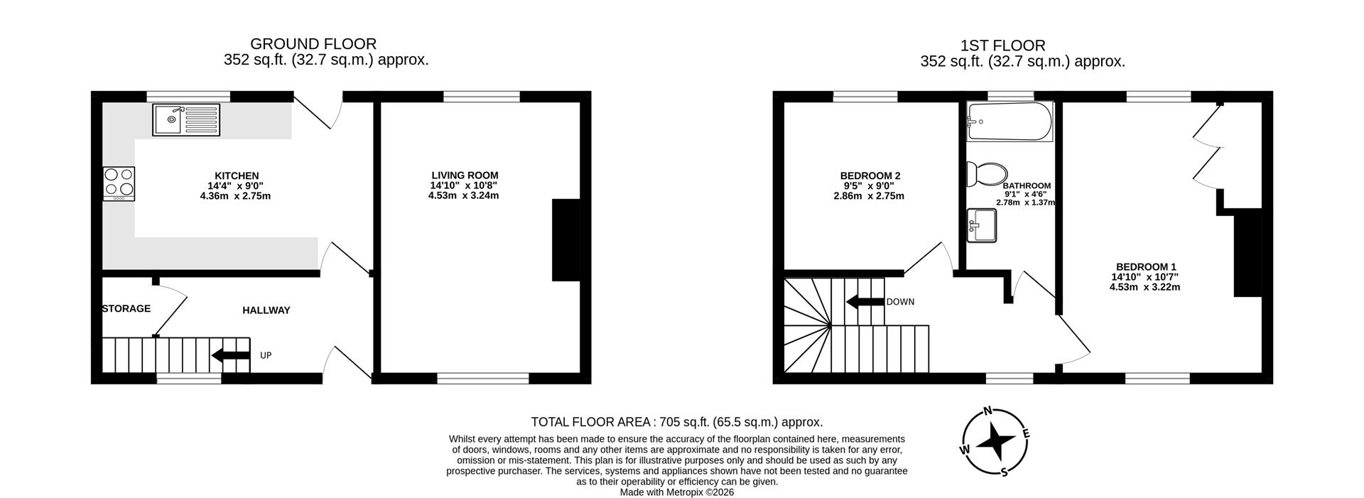 2, New Road, Wareham floorplan