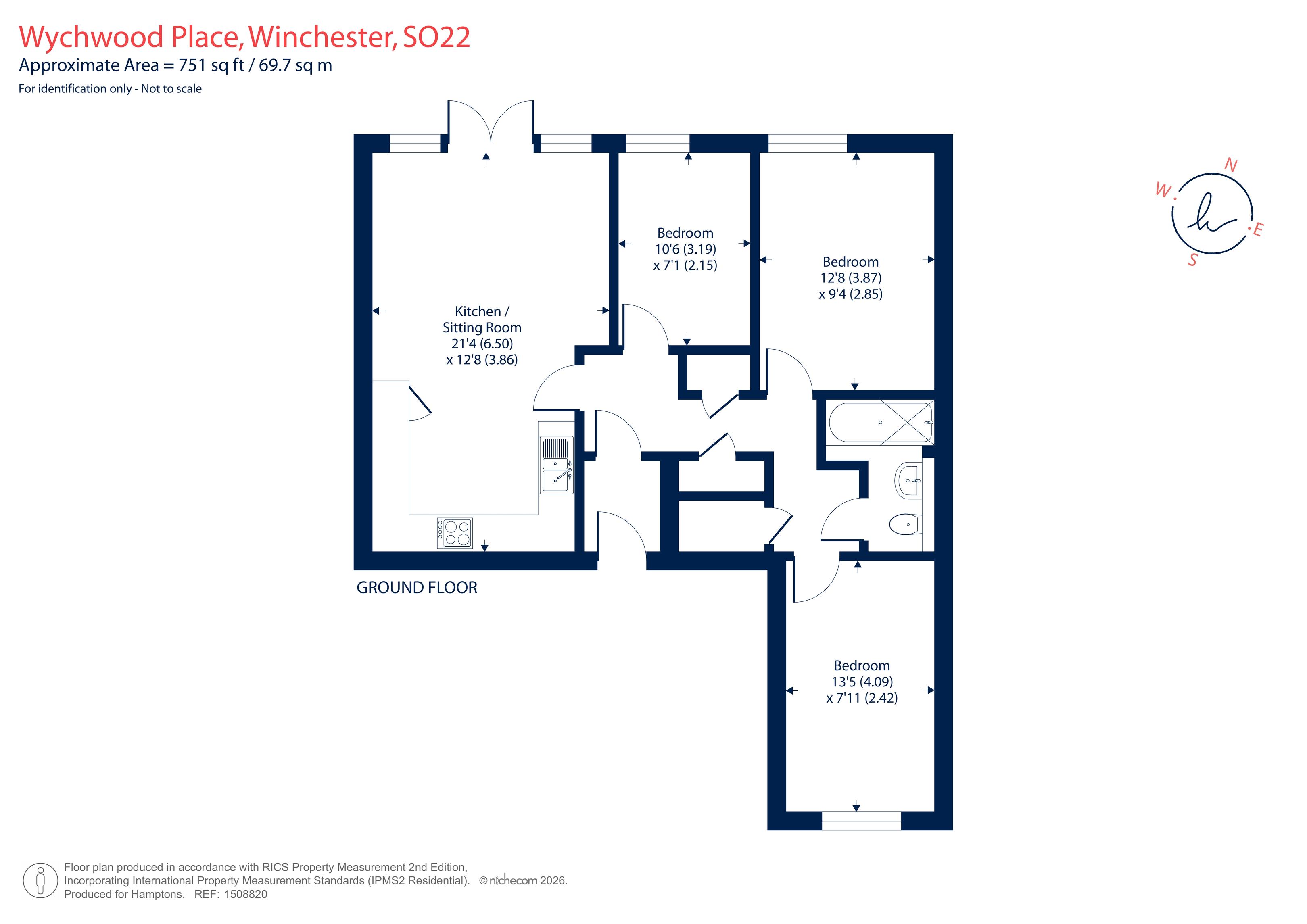 14, Wychwood Place, Winchester floorplan