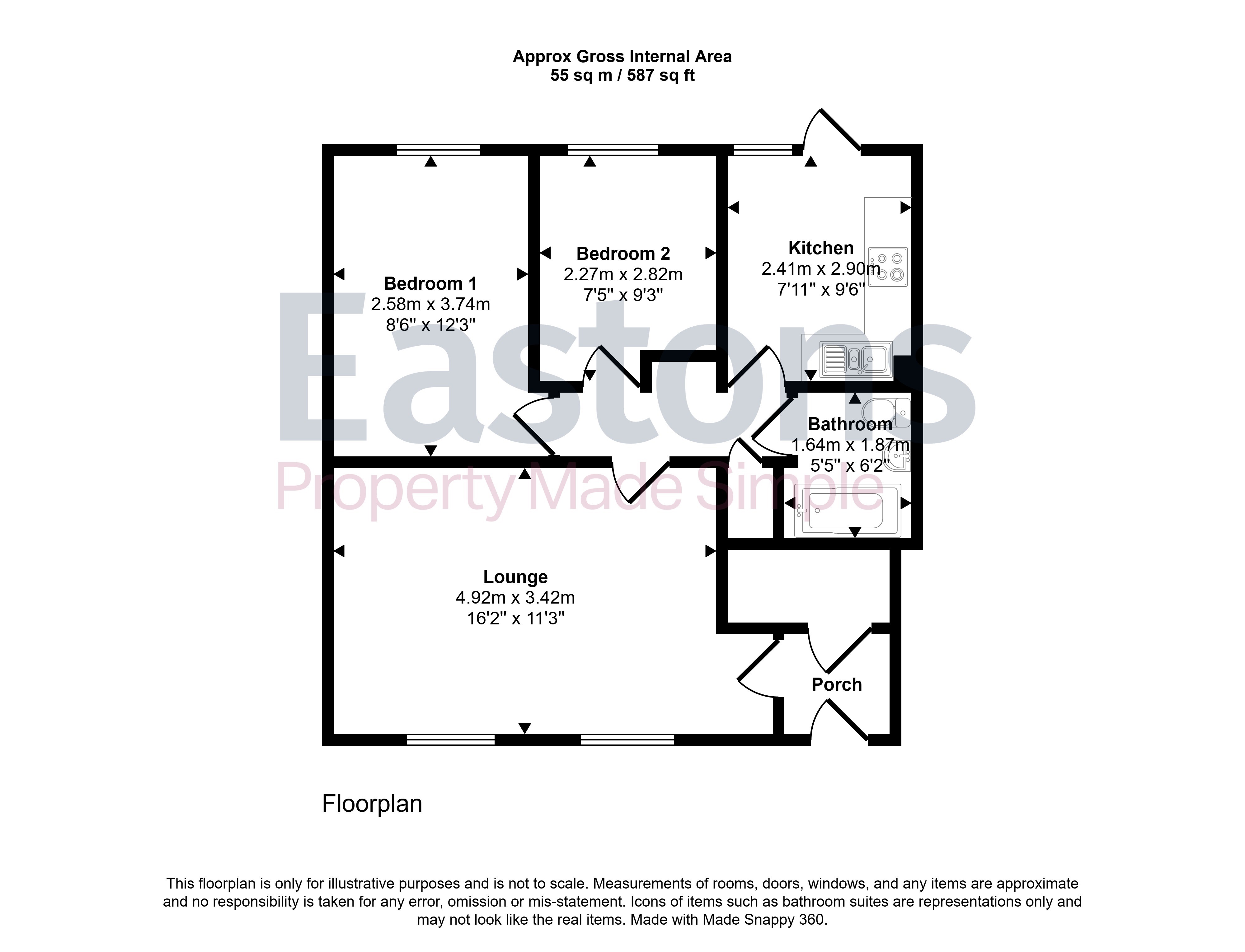 Flat 5, Rowan Mead,, Henbit Close, Surrey floorplan