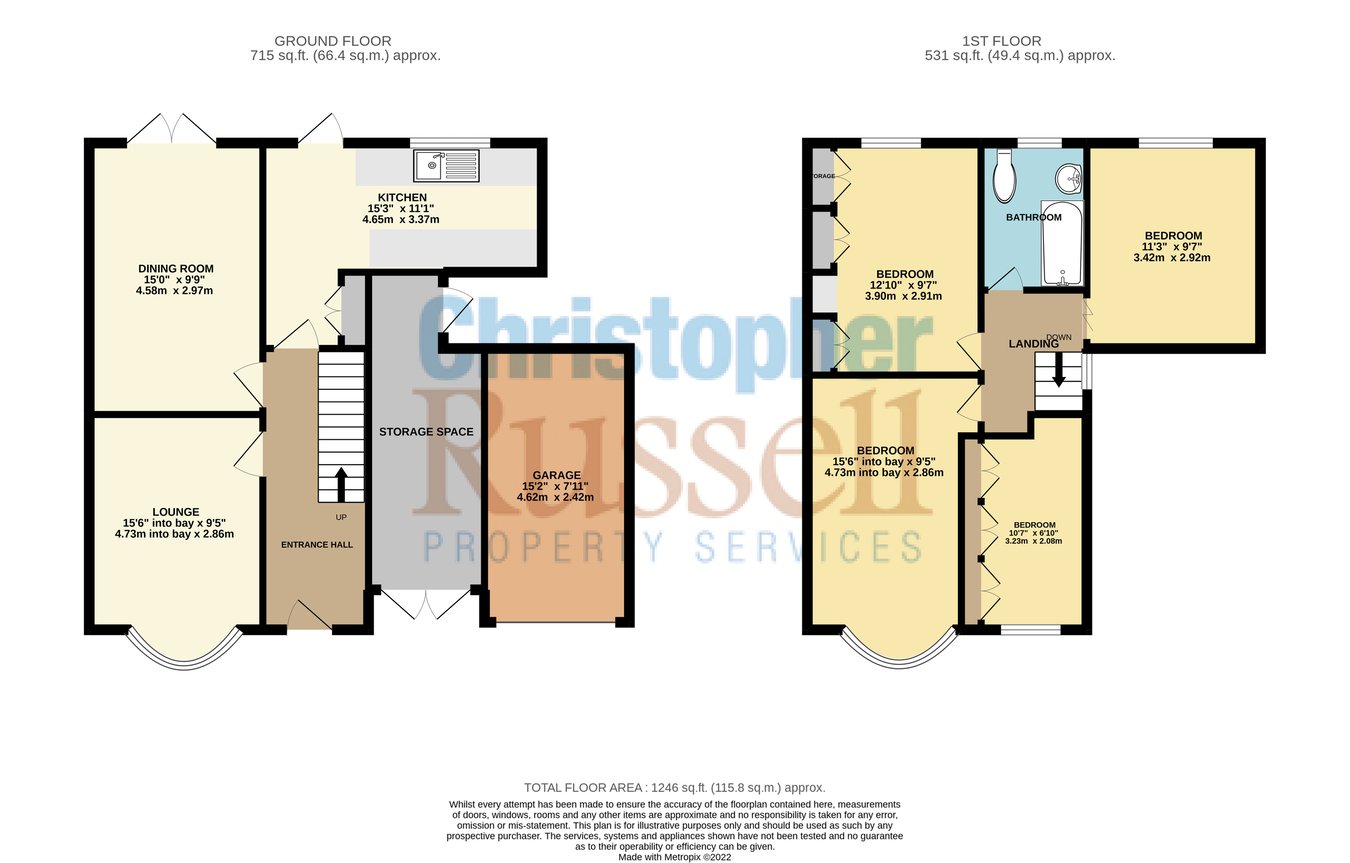14, Penshurst Avenue, Sidcup floorplan
