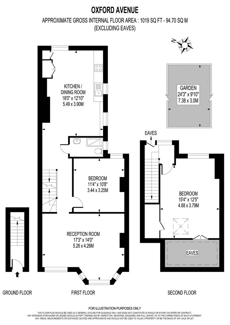 26a, Oxford Avenue, Wimbledon Chase floorplan