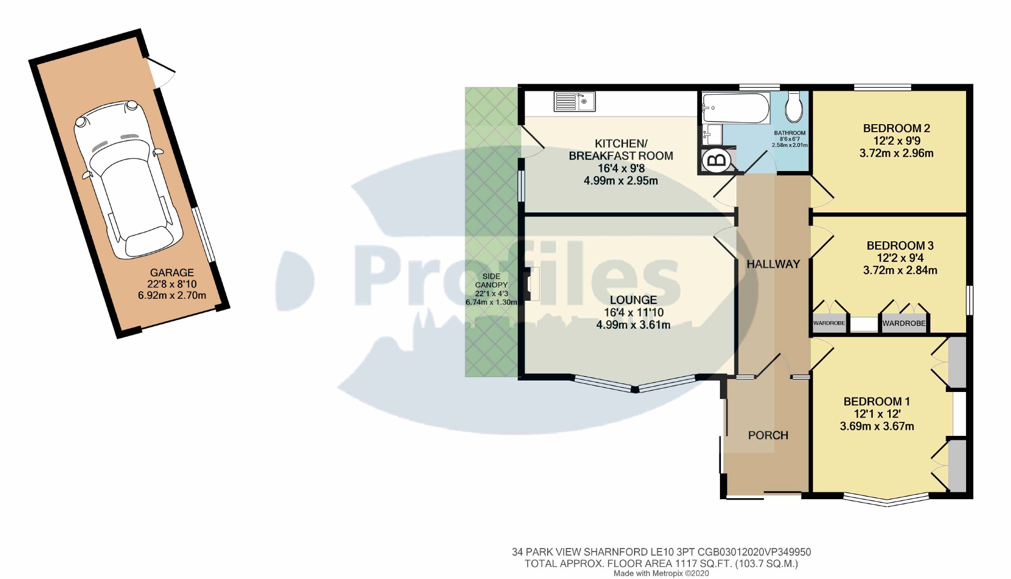 3 bed detached bungalow for sale in Park View, Sharnford, Hinckley LE10
