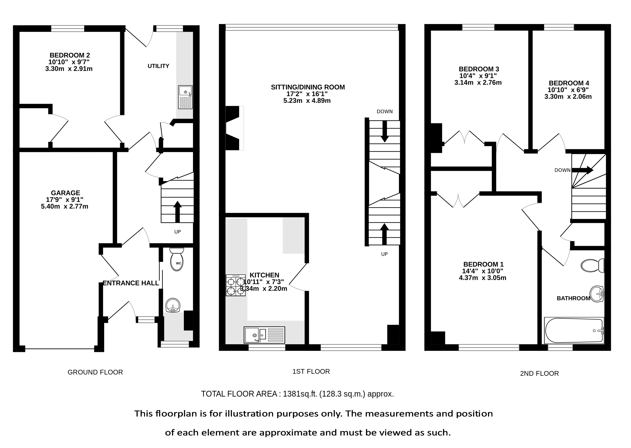 19, Haddon Court, Harpenden floorplan