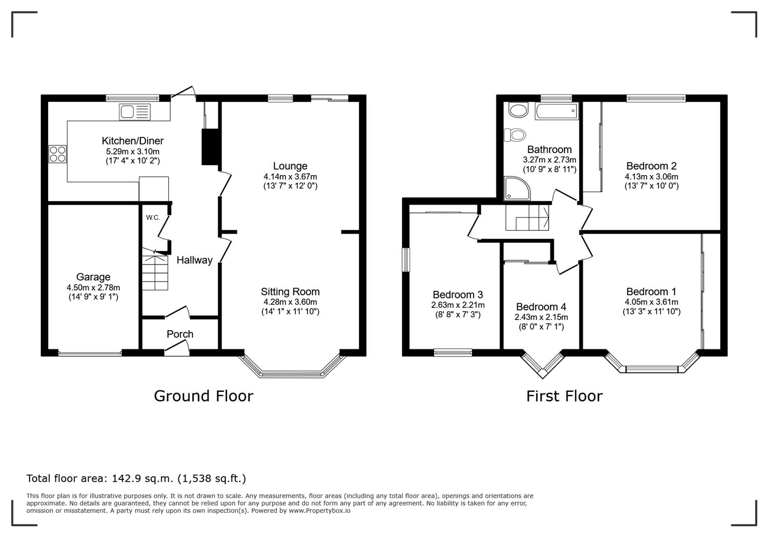 82, Wickersley Road, Rotherham floorplan