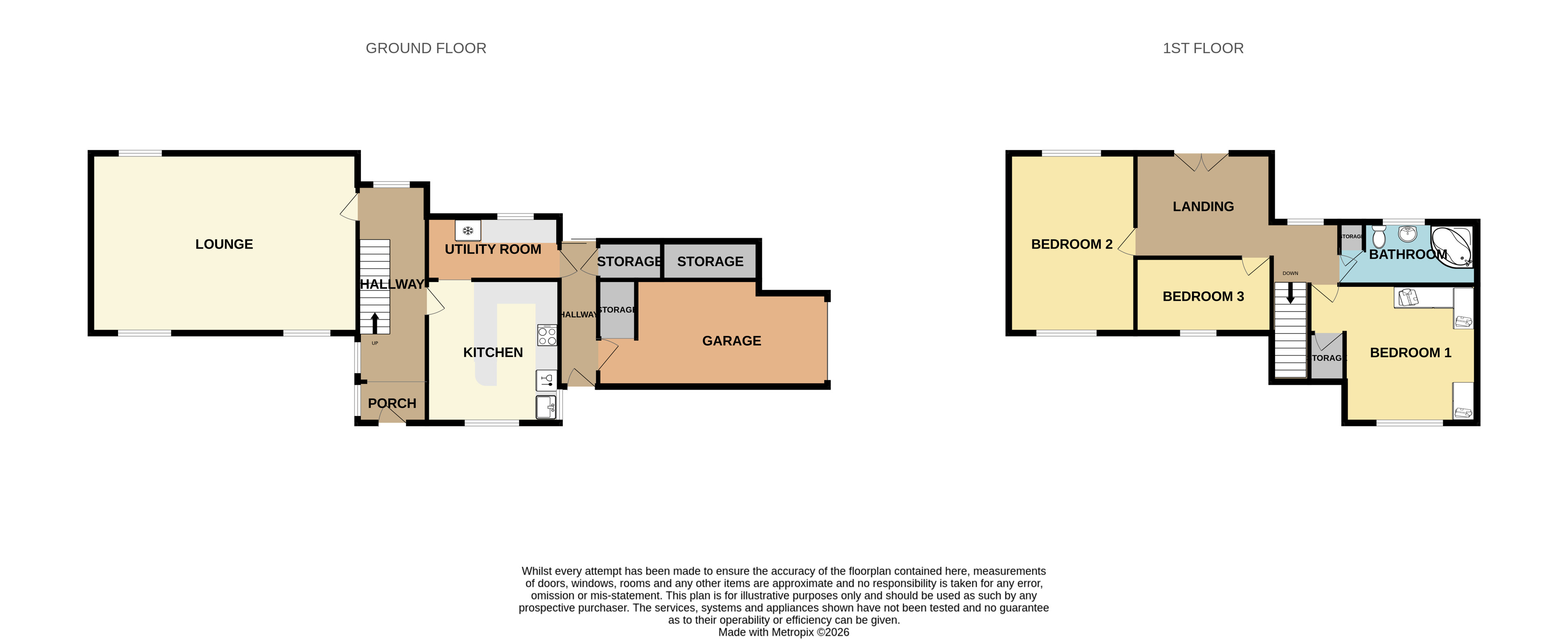 Northdene, Whin Lane, Preston floorplan