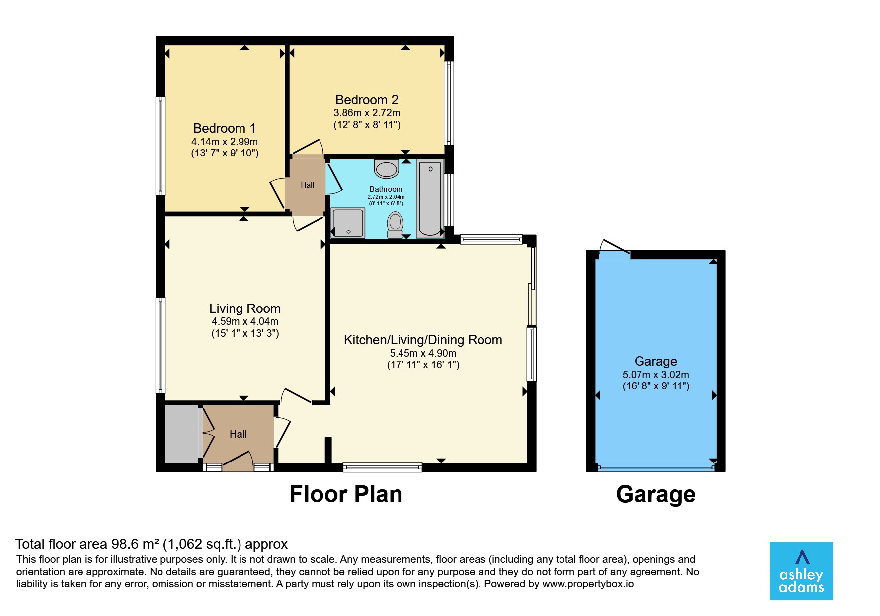 1, West Close, Derby floorplan