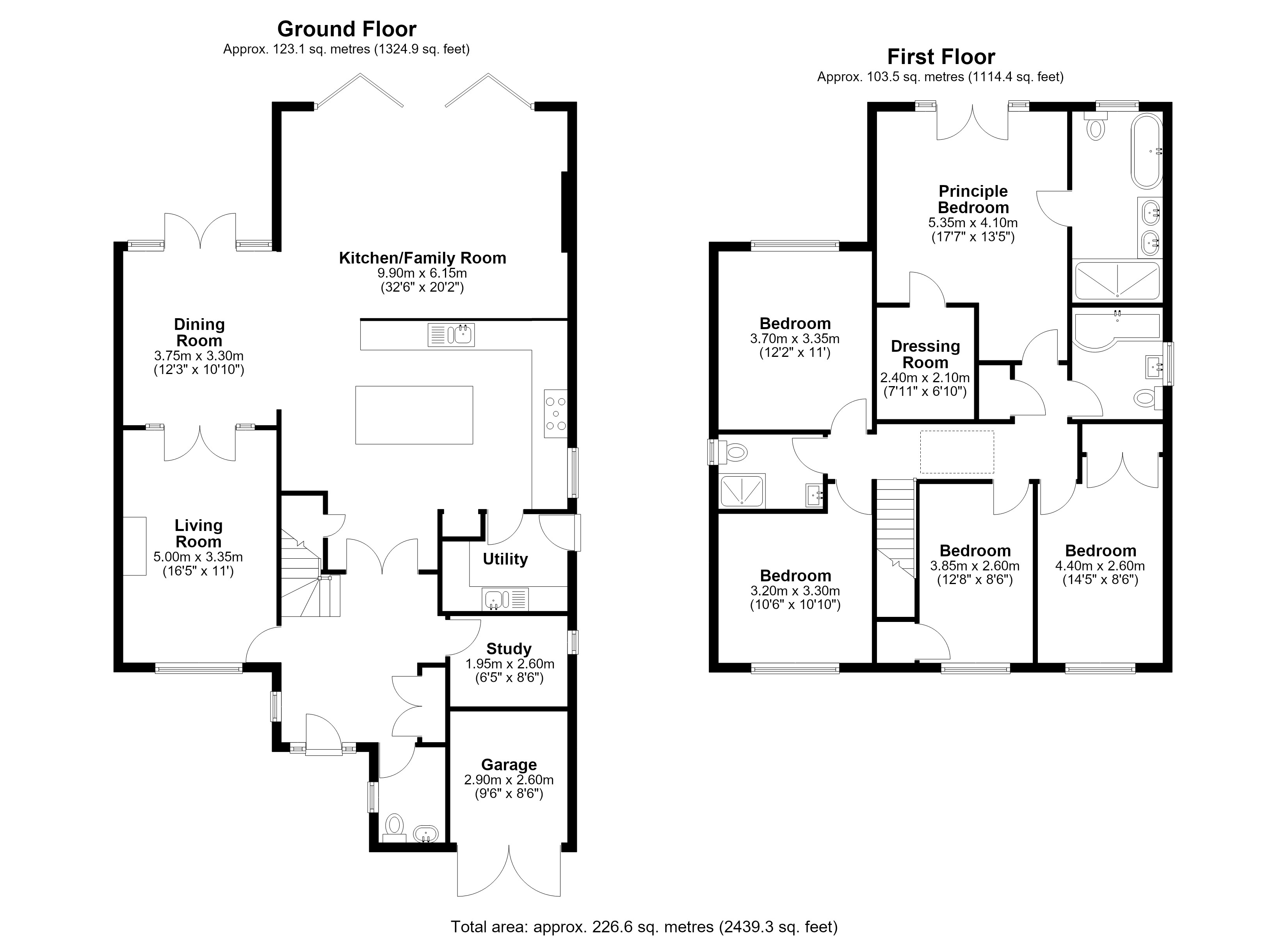 35, Acacia Drive, Addlestone floorplan
