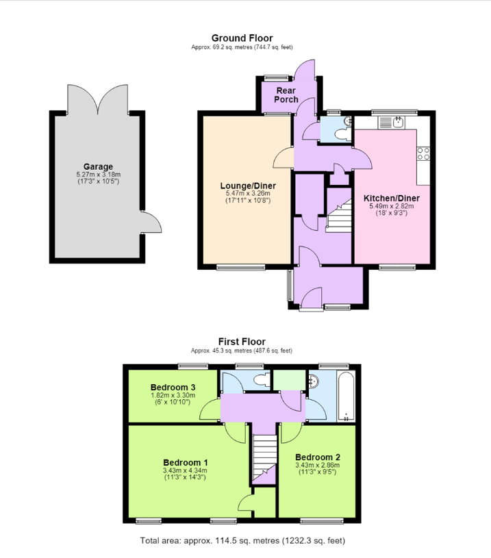 9, Heslop Close, Coventry floorplan