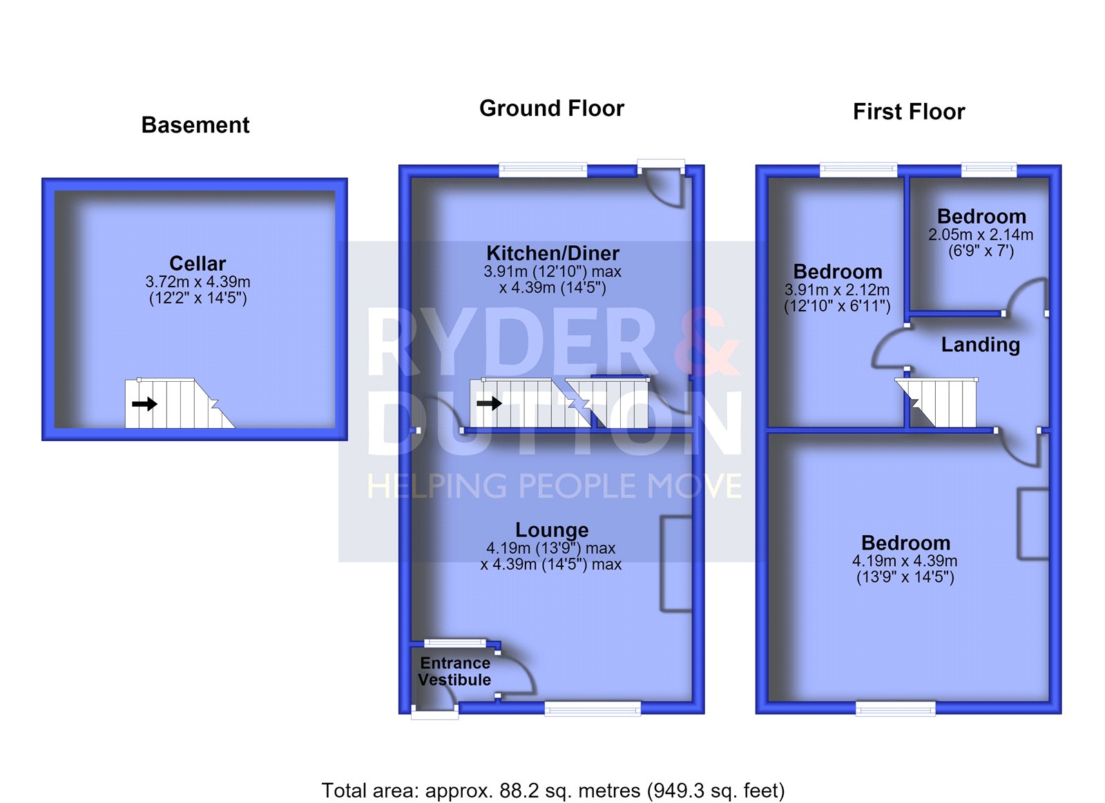 28, Under Lane, Saddleworth floorplan