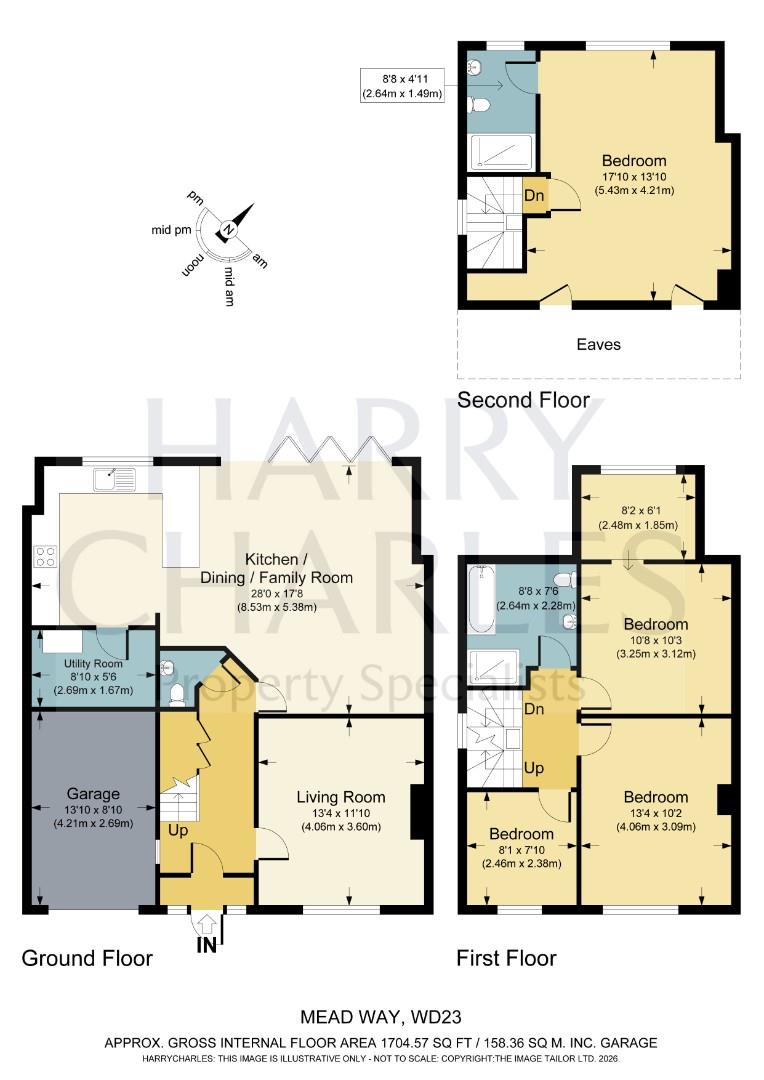 107, Mead Way, Bushey floorplan