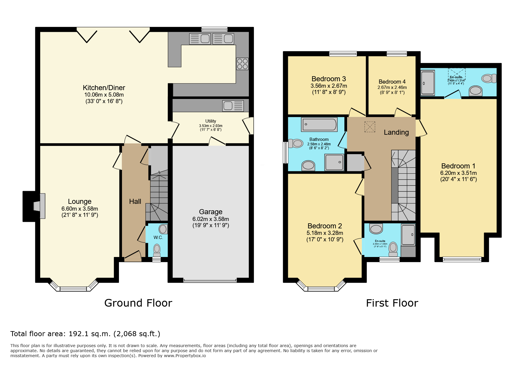 2 Spencer Close, Leicester floorplan