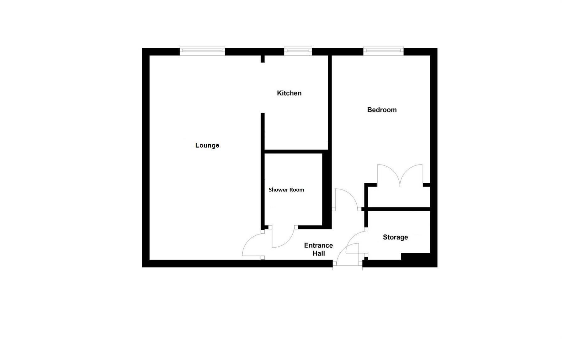 77 Mandeville Court, Union Street, Maidstone floorplan