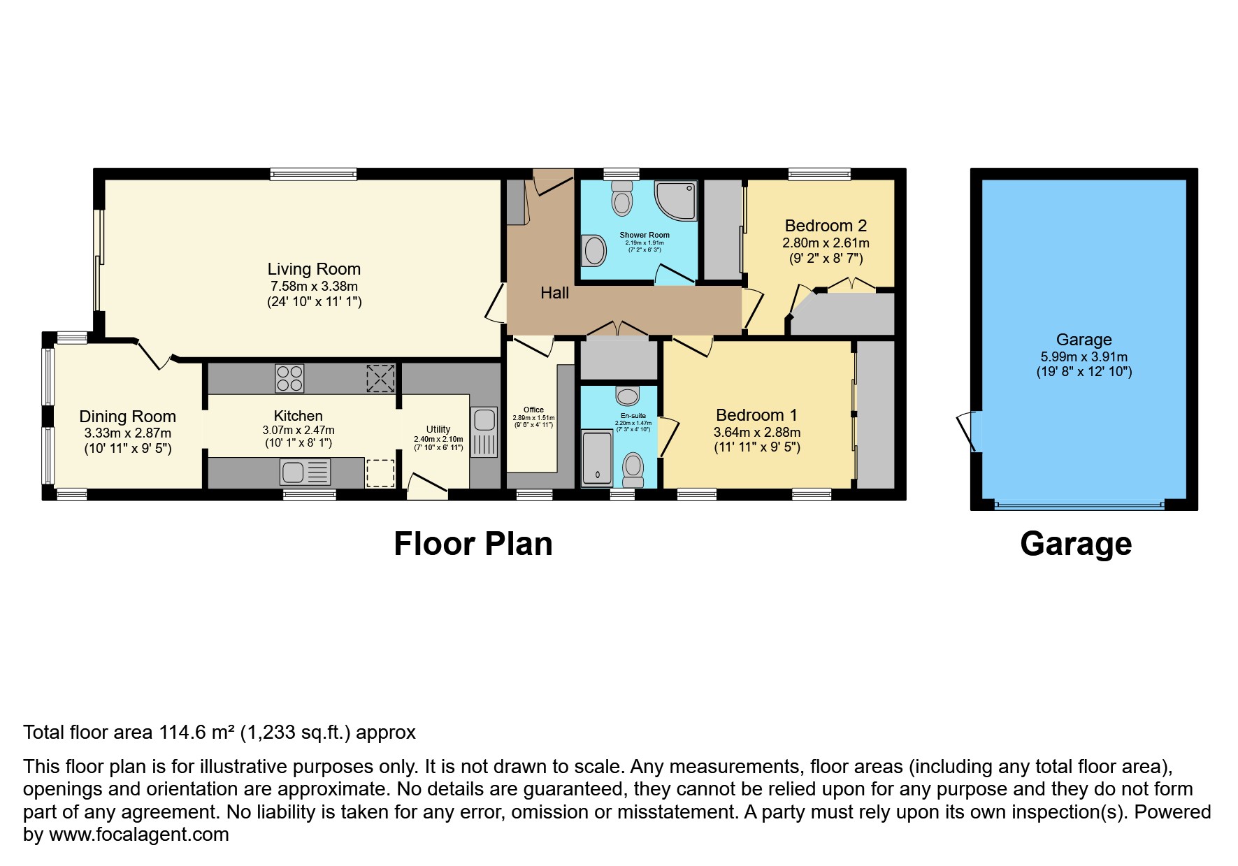 12a Leven Park, gairneybridge, Kinross floorplan