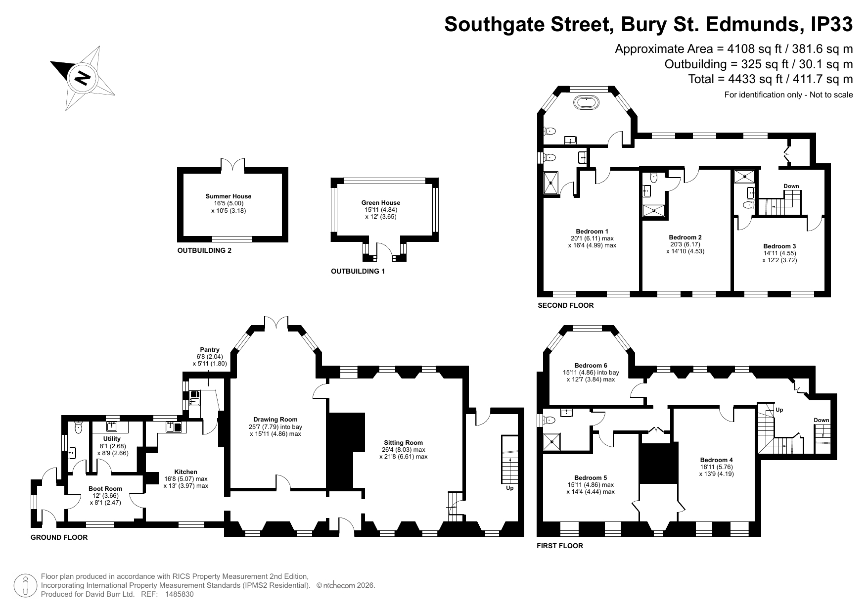 South Hill, 42, Southgate Street, Bury St. Edmunds floorplan