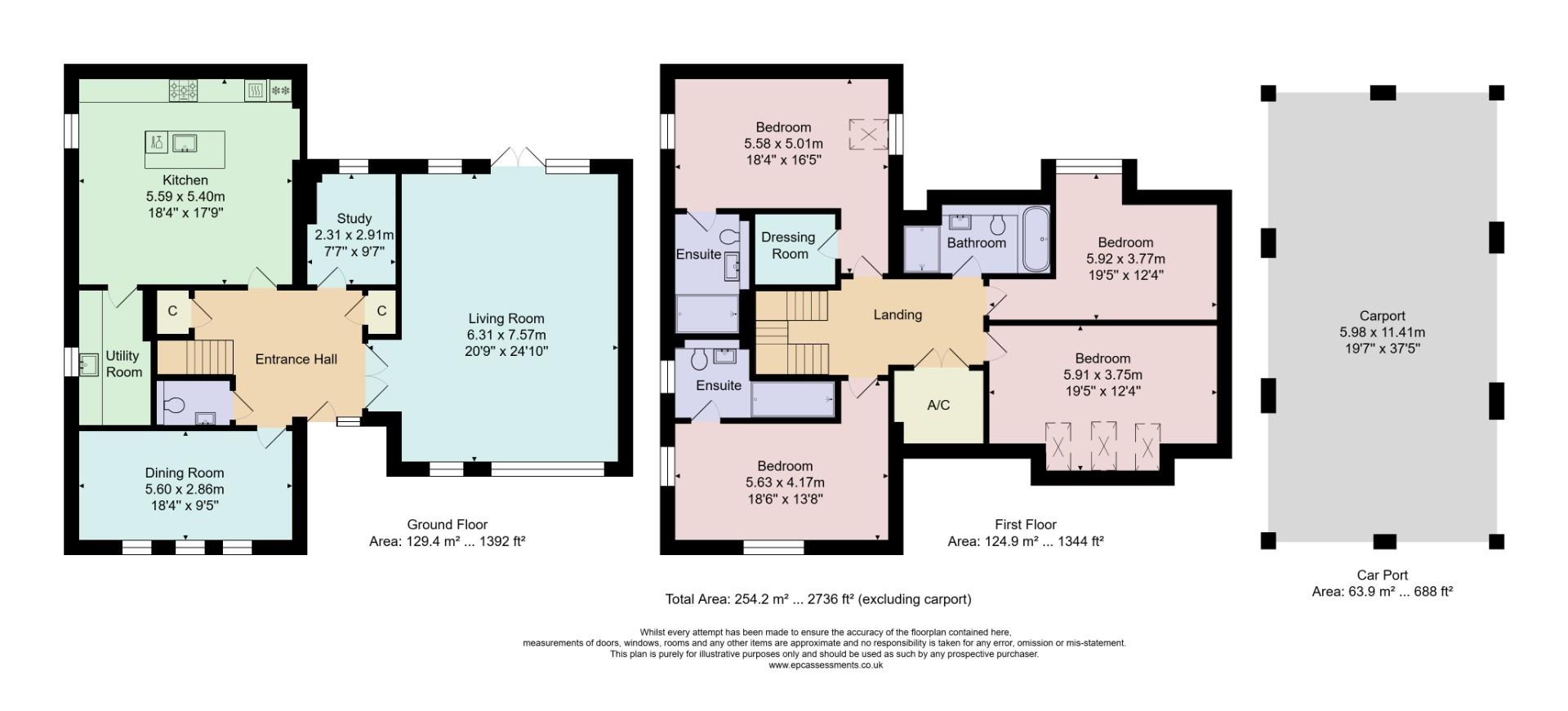 The Paddock, Andrews Drive, Marshfield floorplan