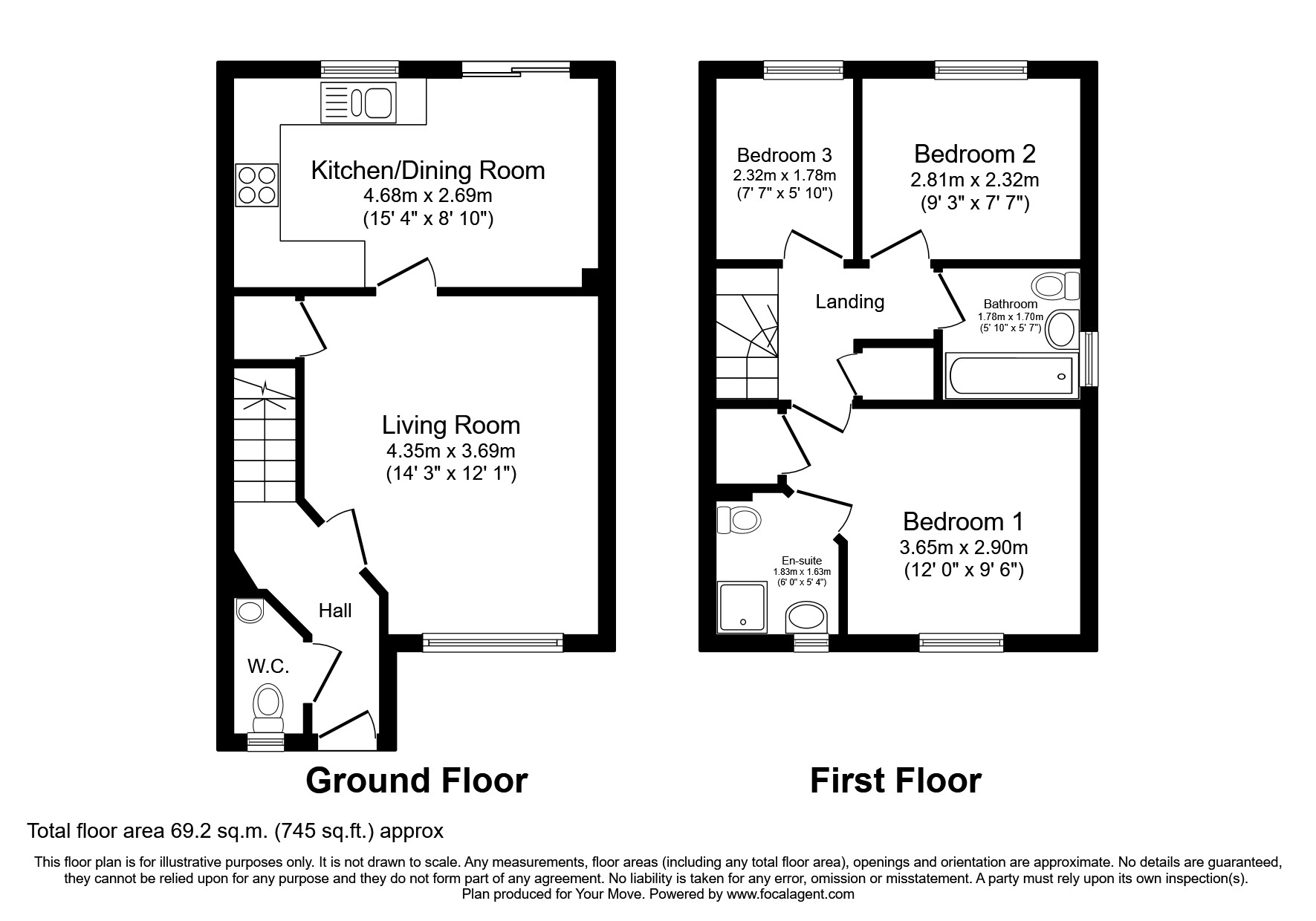 Trinity Way, Basingstoke, Hampshire RG24, 3 bedroom terraced house for