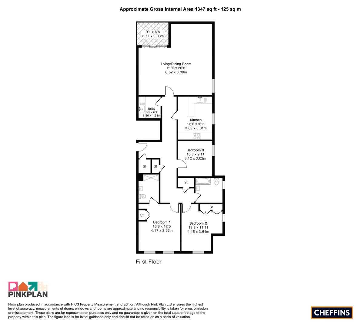 Flat 7, Lexington House, 10, Long Road, Cambridge floorplan