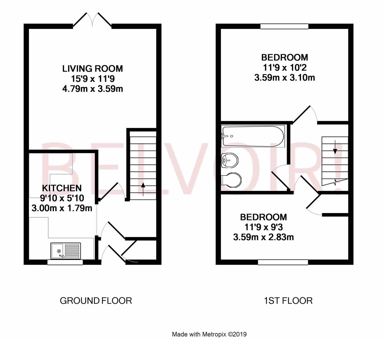 2 Bedrooms End terrace house for sale in Lapin Lane, Basingstoke RG22
