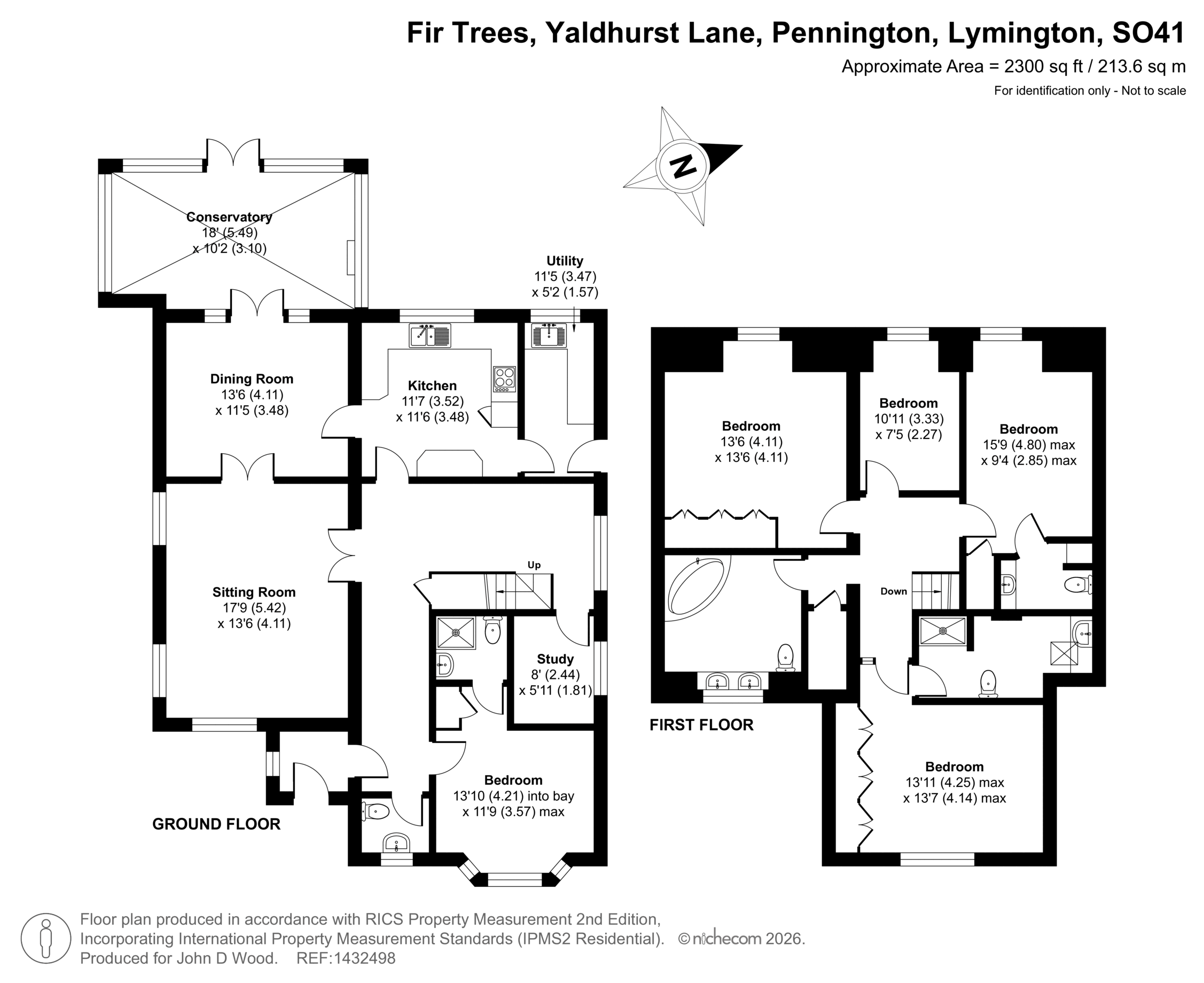 Fir Trees,, Yaldhurst Lane, Lymington floorplan