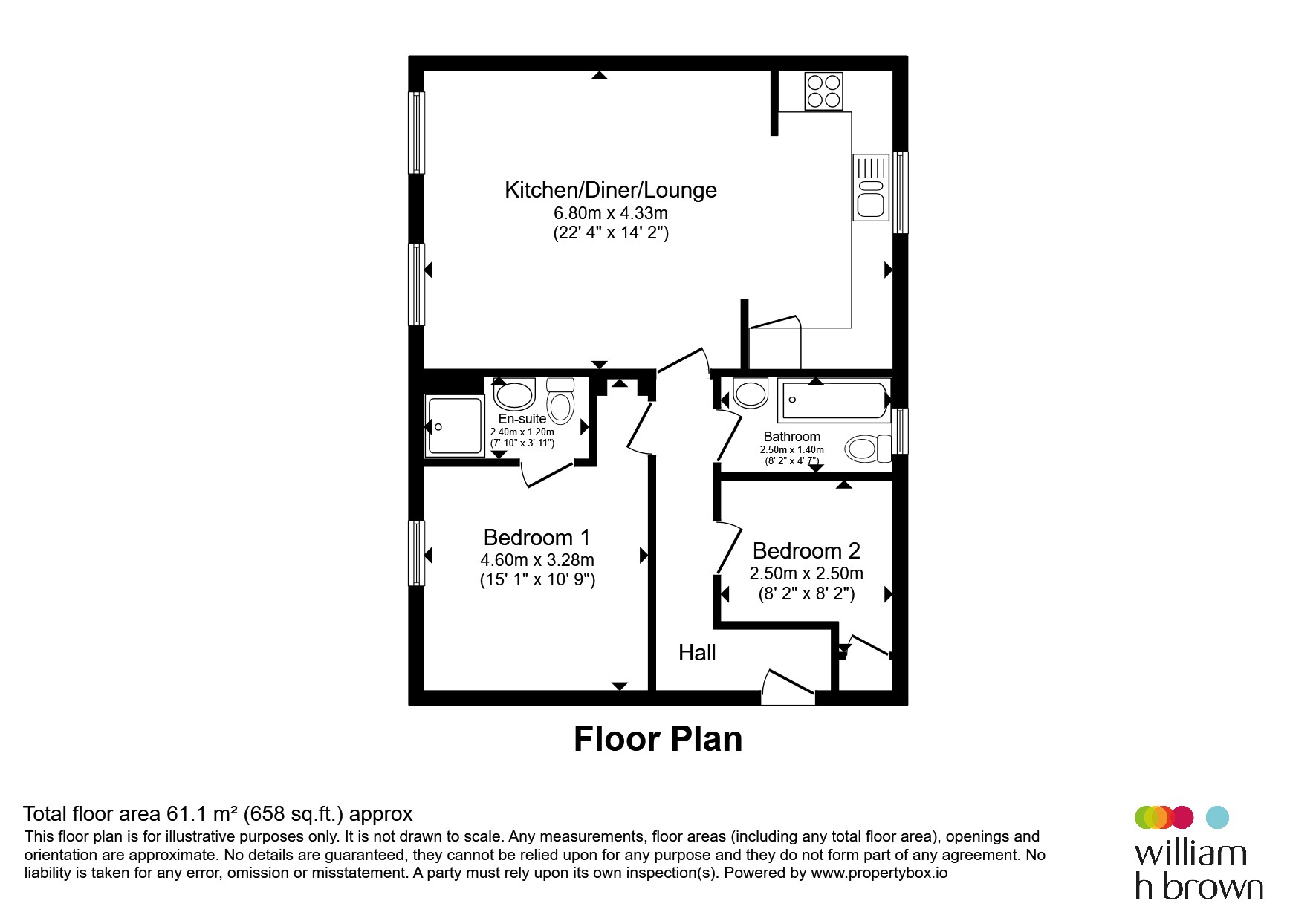 22, Well Lane, Kettering floorplan