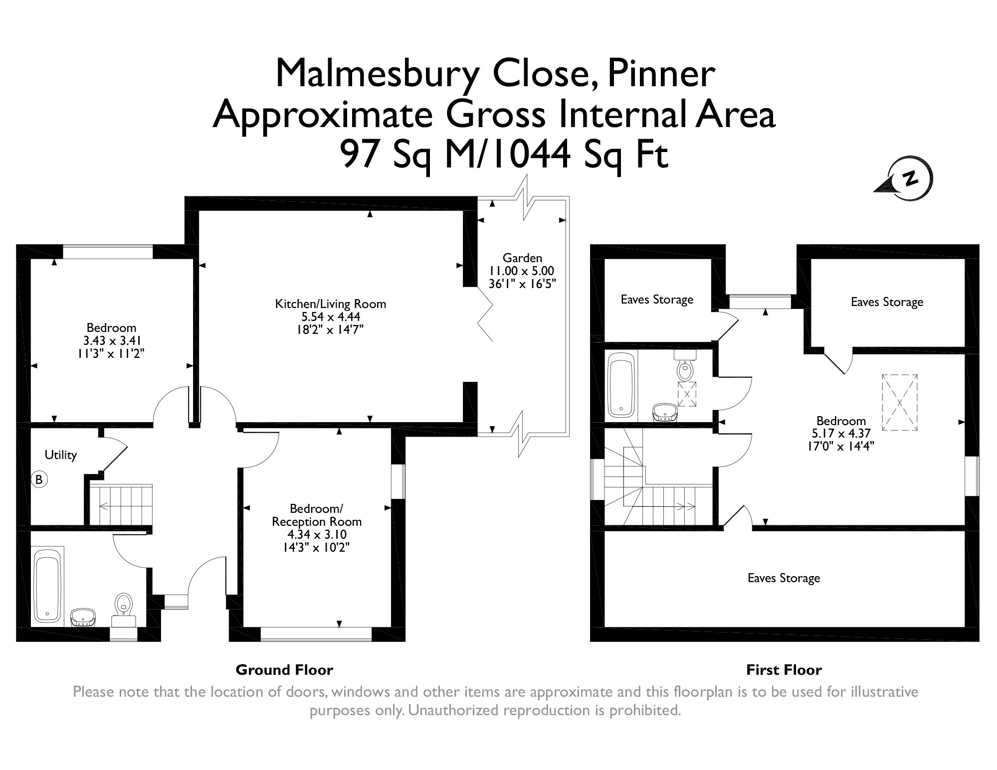 Malmesbury Close, Pinner HA5, 3 bedroom detached house for sale