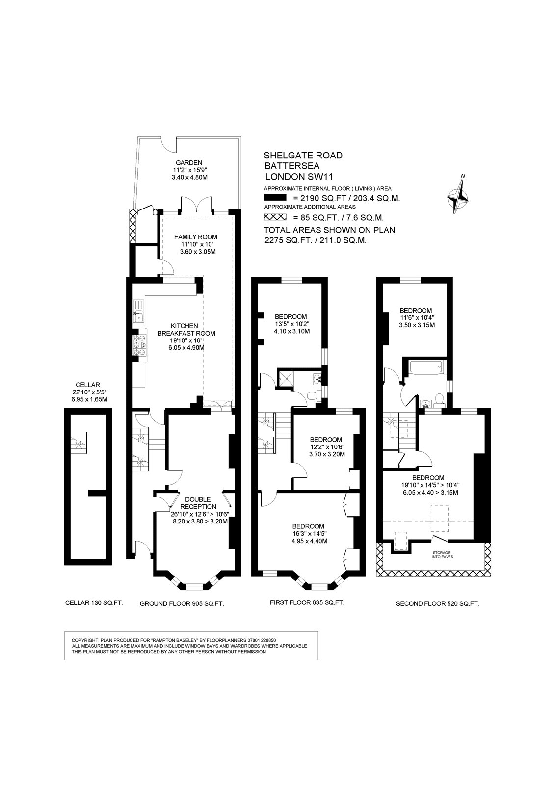 37, Shelgate Road, Battersea floorplan