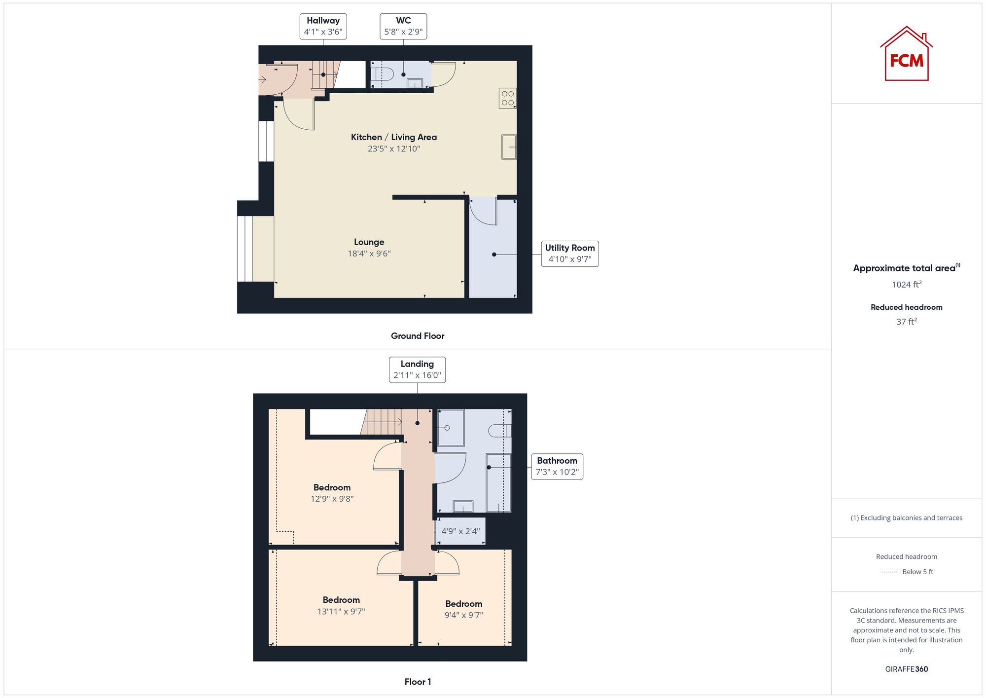 2 Church Mews Penzance Street, Moor Row floorplan