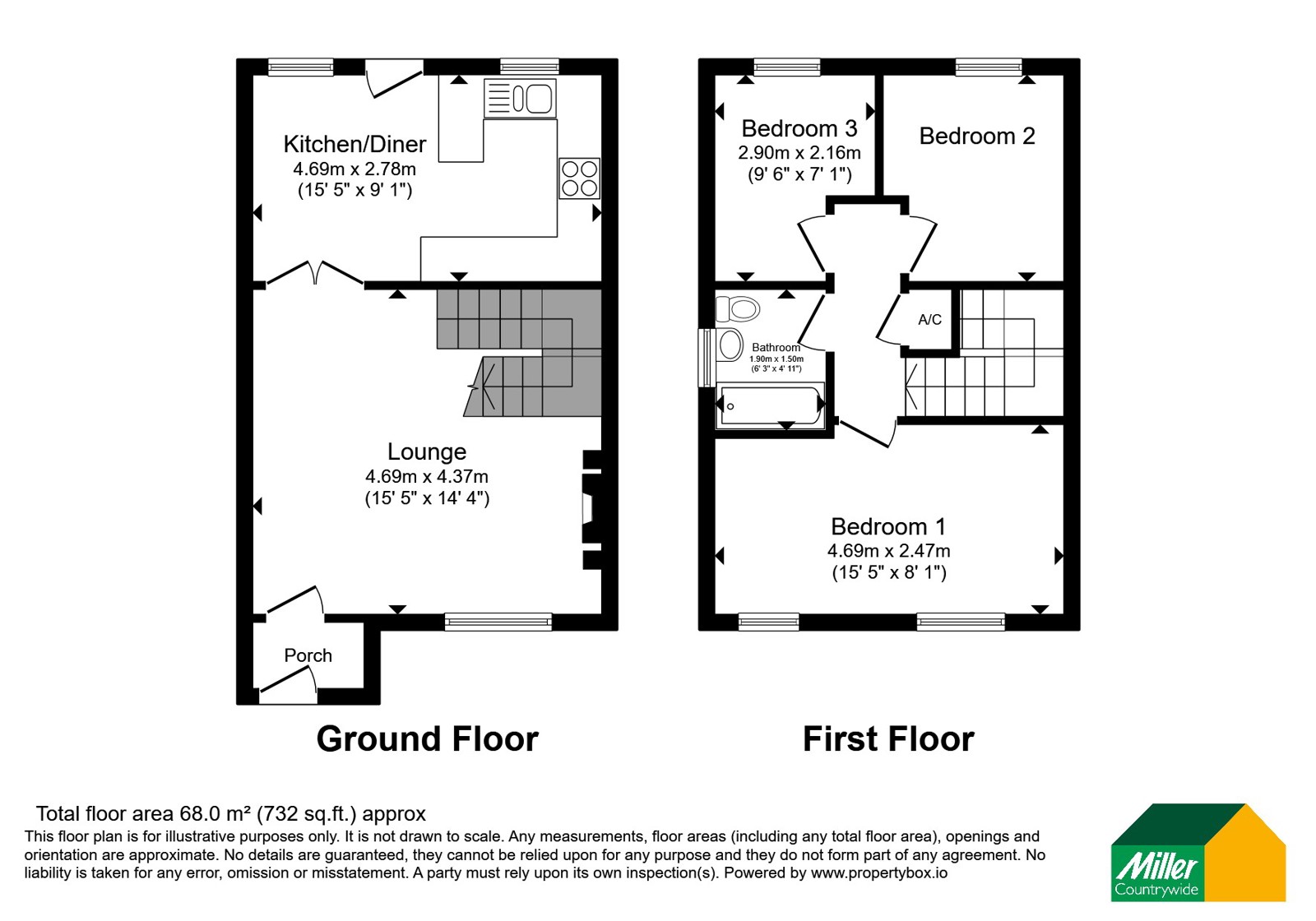 66, Trethannas Gardens, Camborne floorplan