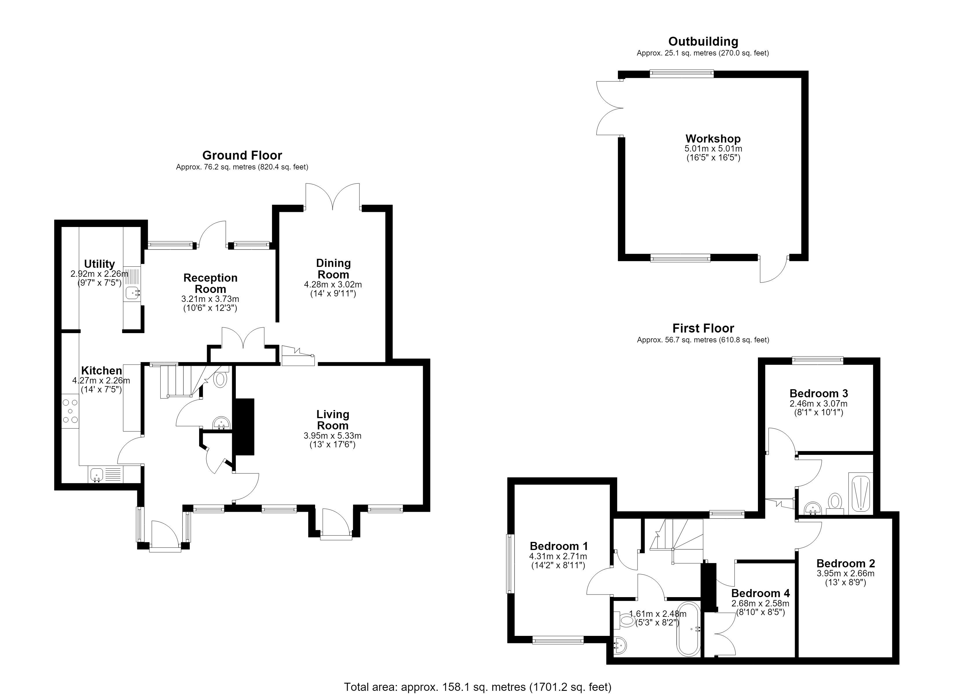 3, Lower Road, Bratton floorplan
