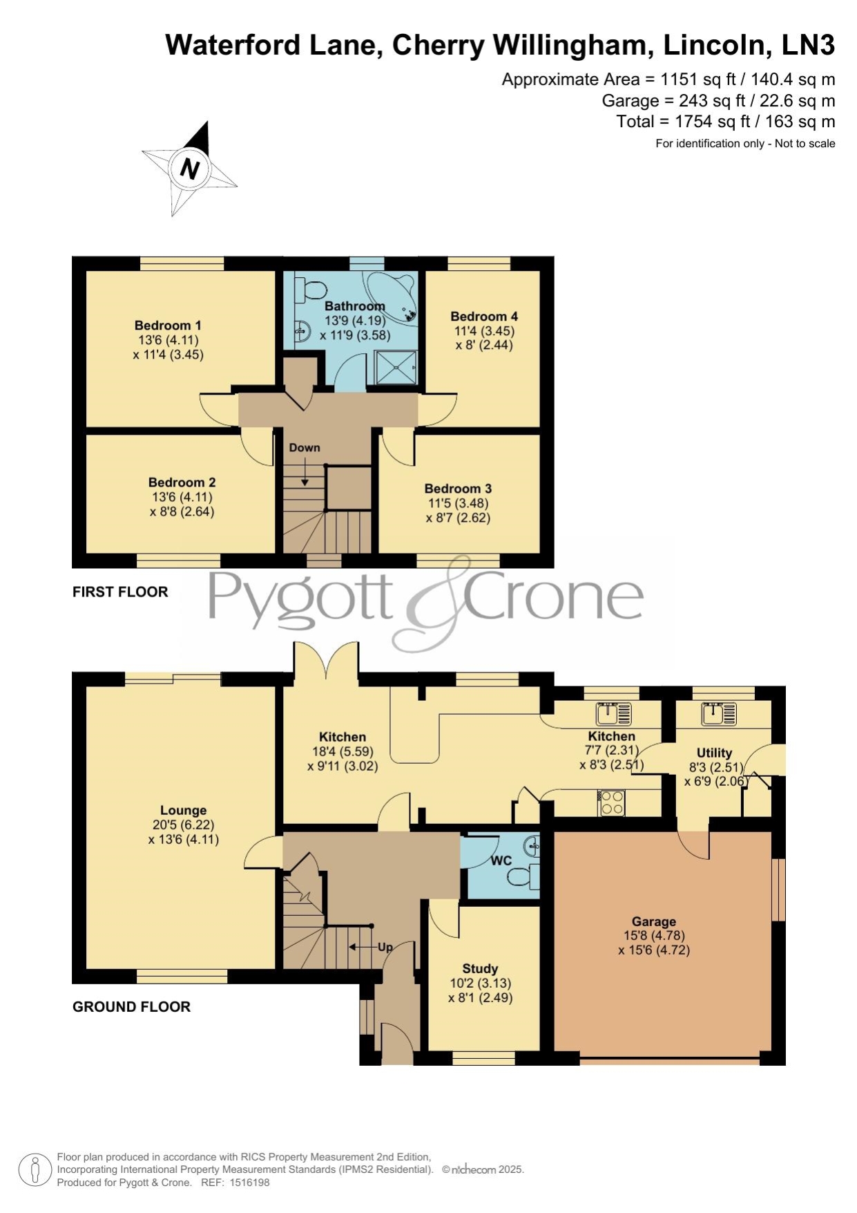 29, Waterford Lane, Lincoln floorplan