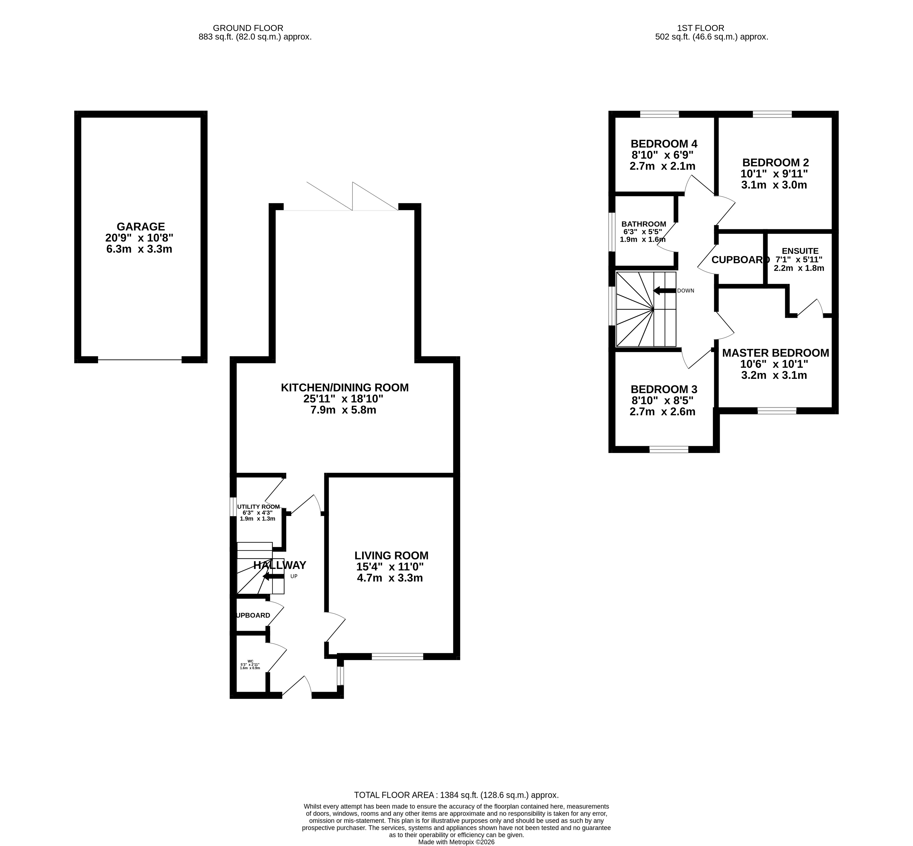 24, Gainey Gardens, Chippenham floorplan