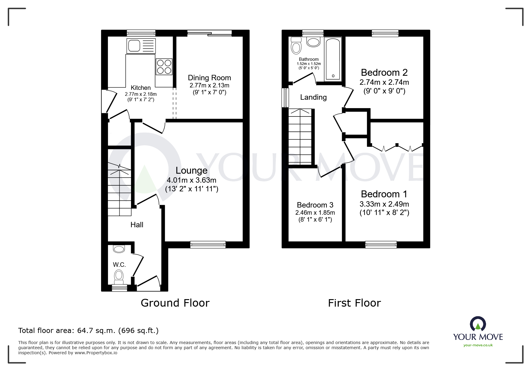 40, Acorn View, Nottingham floorplan