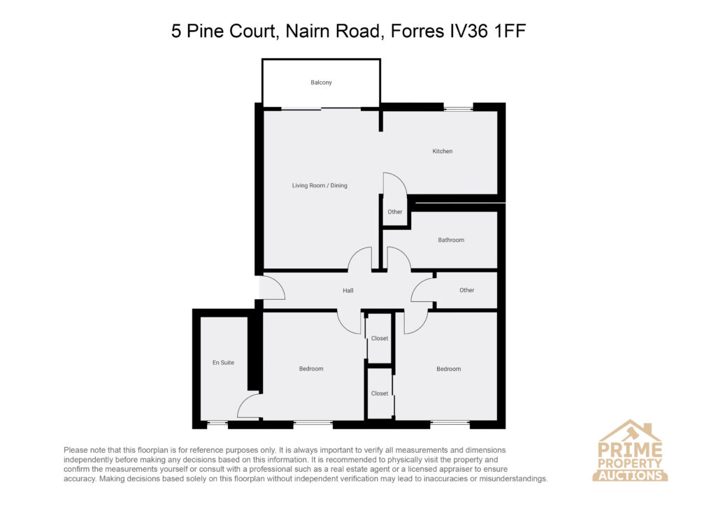 5 Pine Court, Nairn Road, Forres floorplan