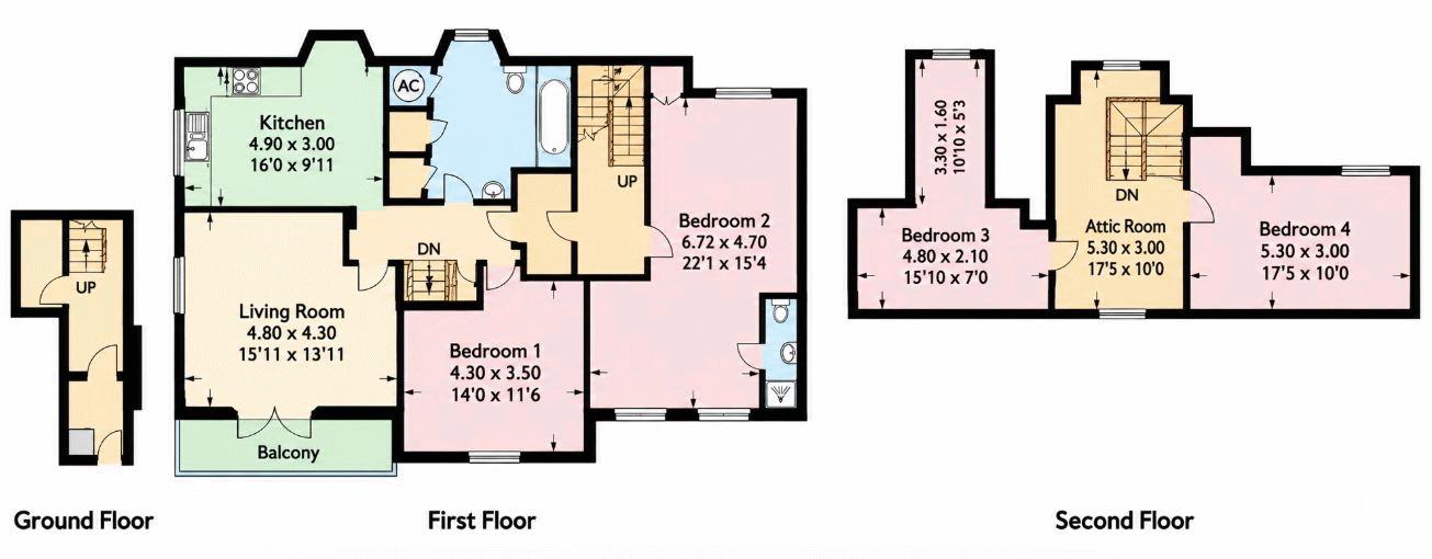 Kirk Allan, Stock Lane, Ambleside floorplan