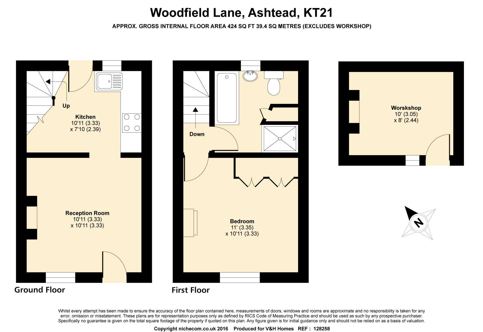 78, Woodfield Lane, Surrey floorplan