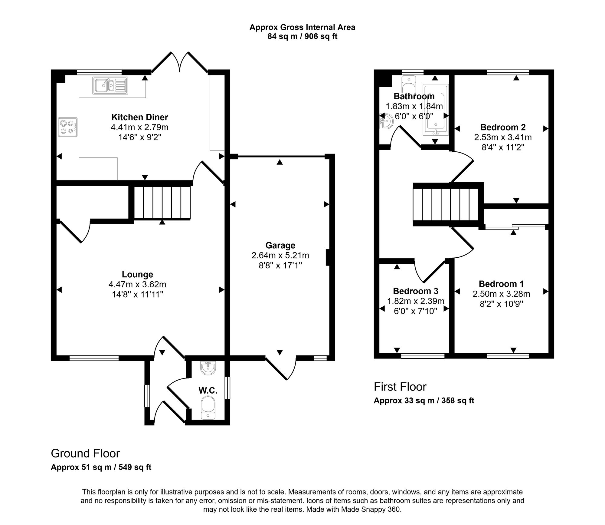 10 Bakehouse Close, Wigan floorplan