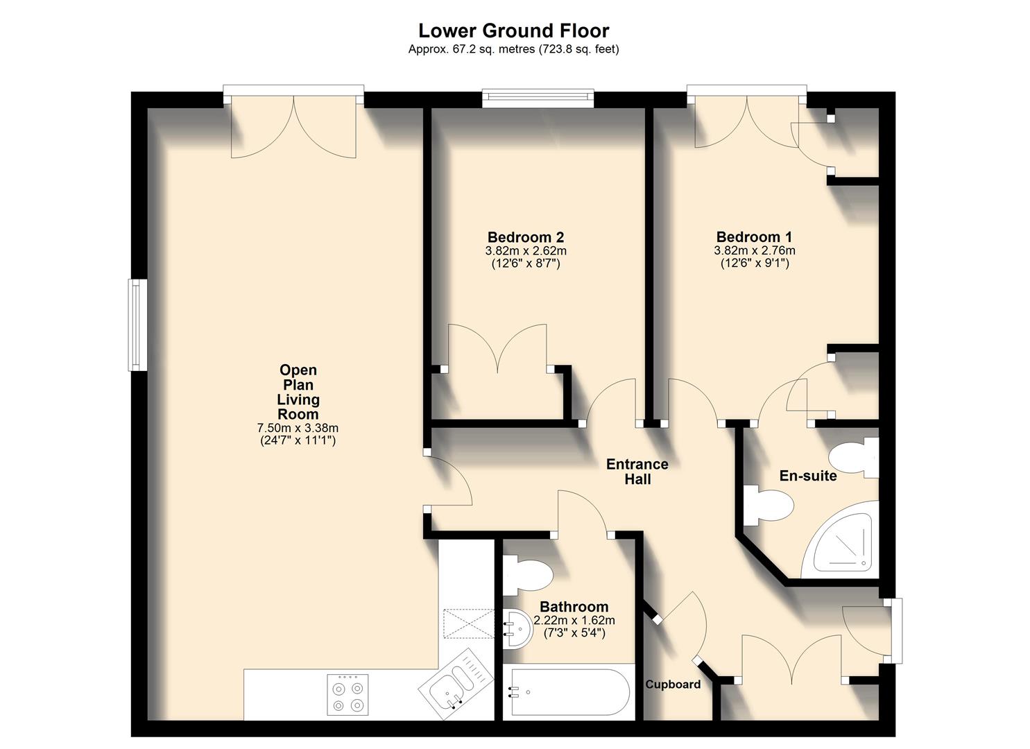 96A, Grantley Gardens, Plymouth floorplan
