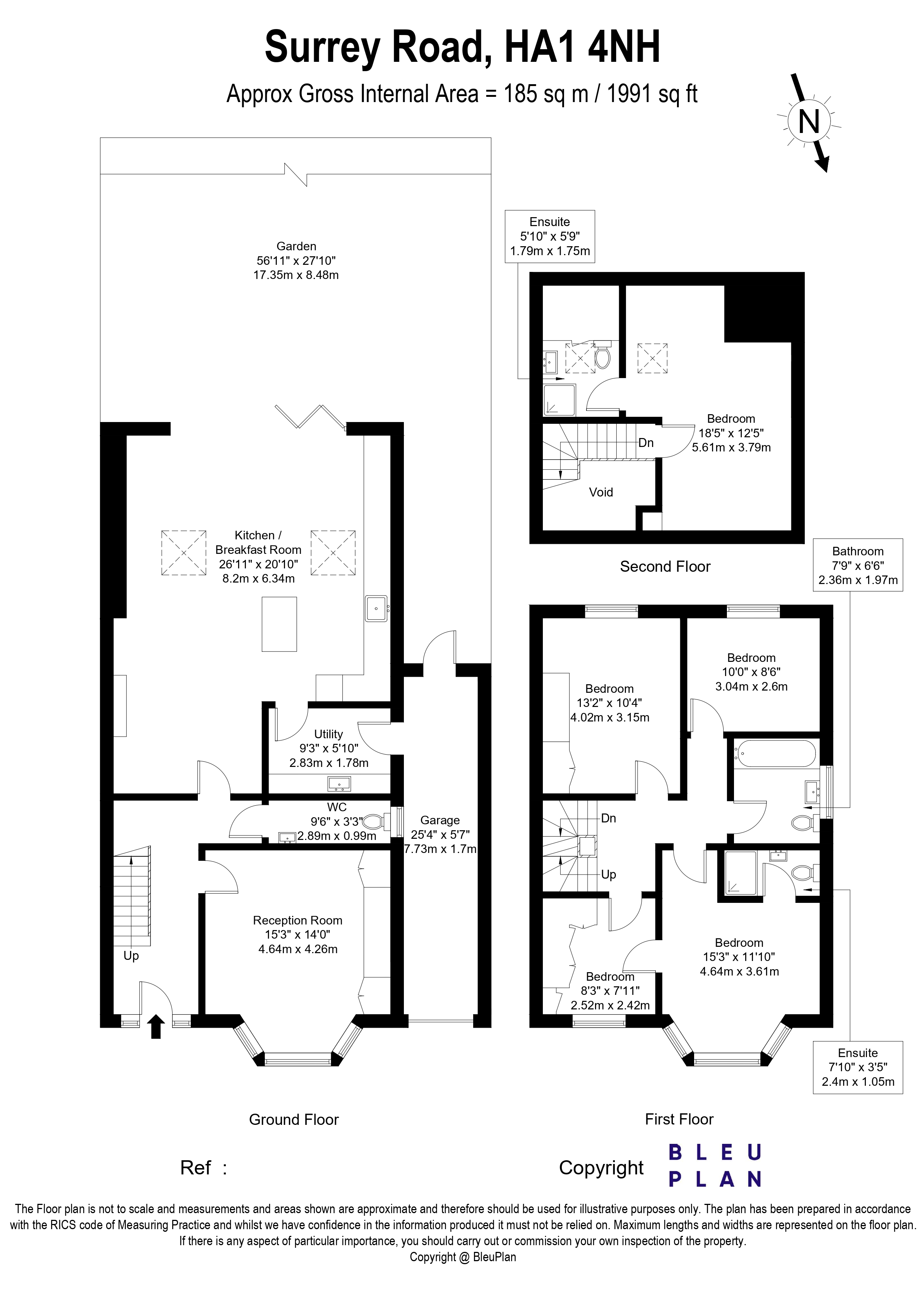 Surrey Road, North Harrow floorplan