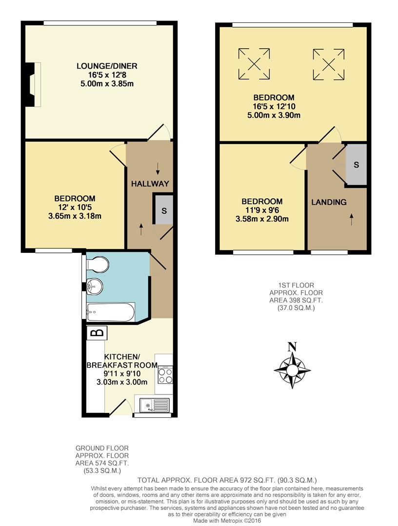 Walton Road, East Molesey floorplan