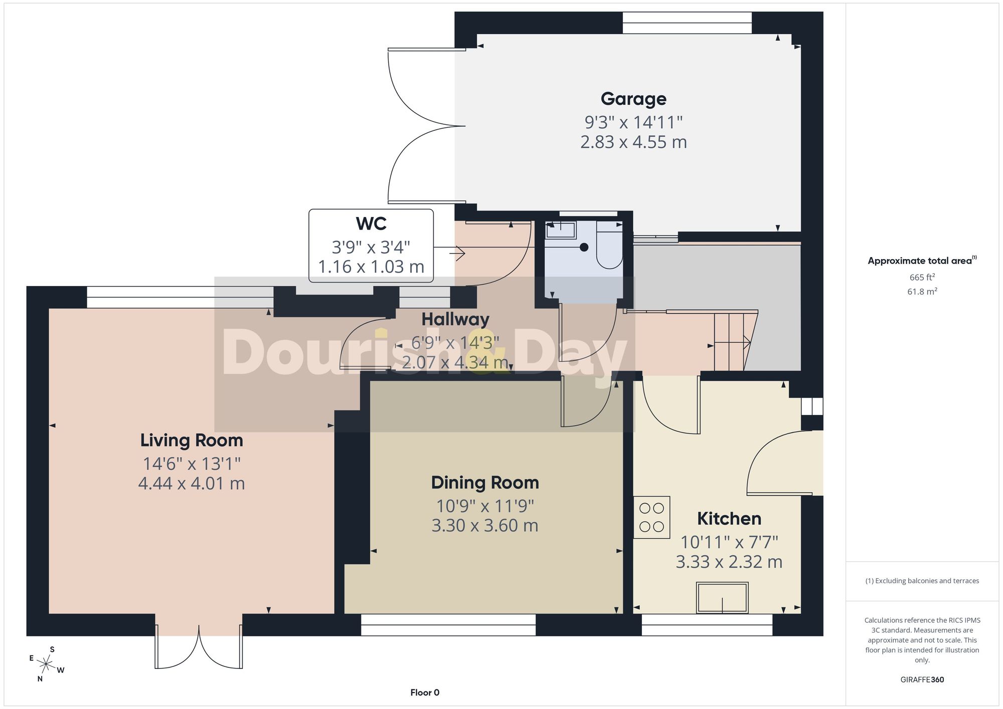 44 Castle Bank, Stafford floorplan