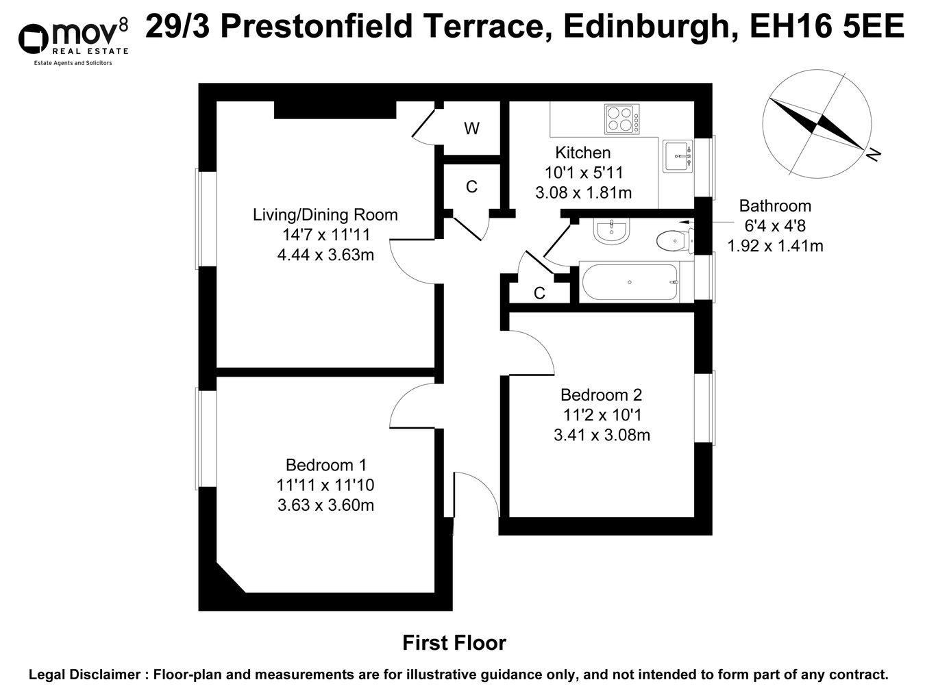 Prestonfield Terrace, Edinburgh floorplan