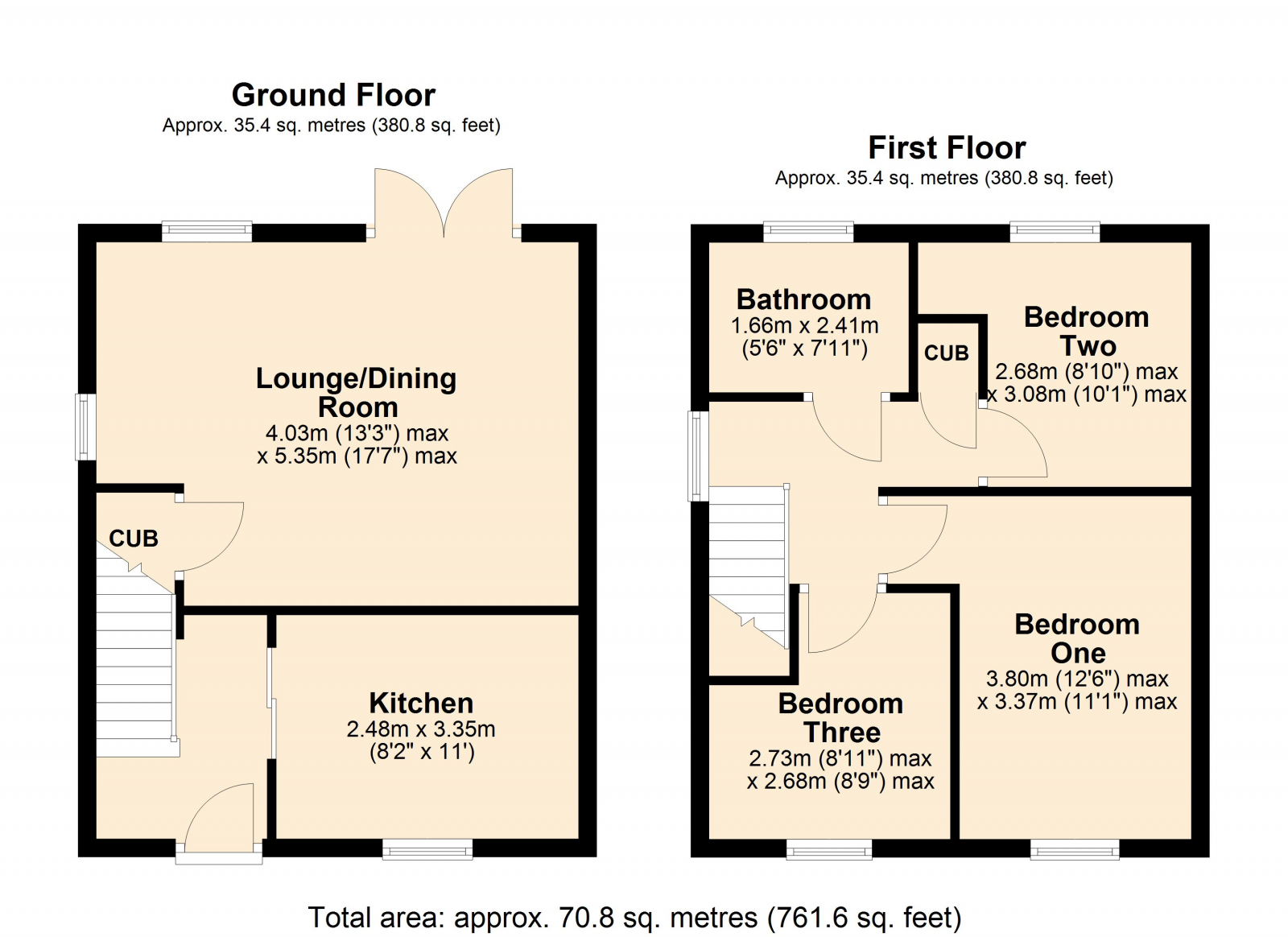 20 Sallis Close, Northway, Tewkesbury floorplan